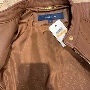 Cole Haan Moro Leather Jacket